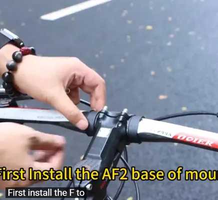 ODIER Supplies Aluminum Alloy and Anti-theft Bike Phone Holder PB05L Installation Video