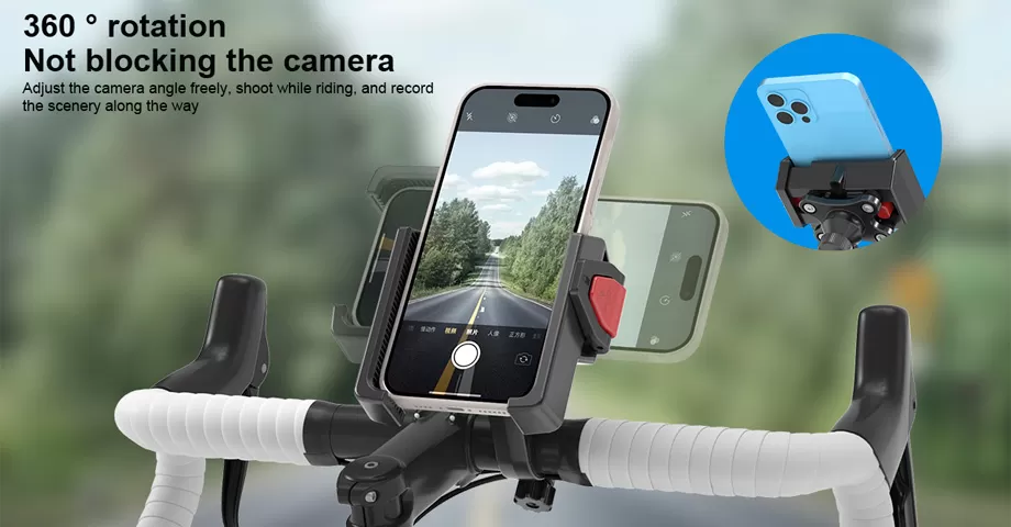 360° Rotation Not Blocking the Camera