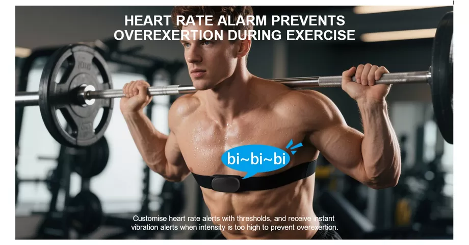 EART RATE ALARM PREVENTSOVEREXERTION DURING FXERCISE