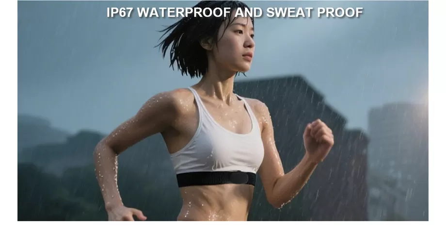 IP67 WATERPROOF AND SWEAT PROOF