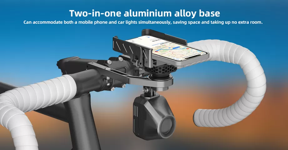 Two-in-one aluminium alloy base