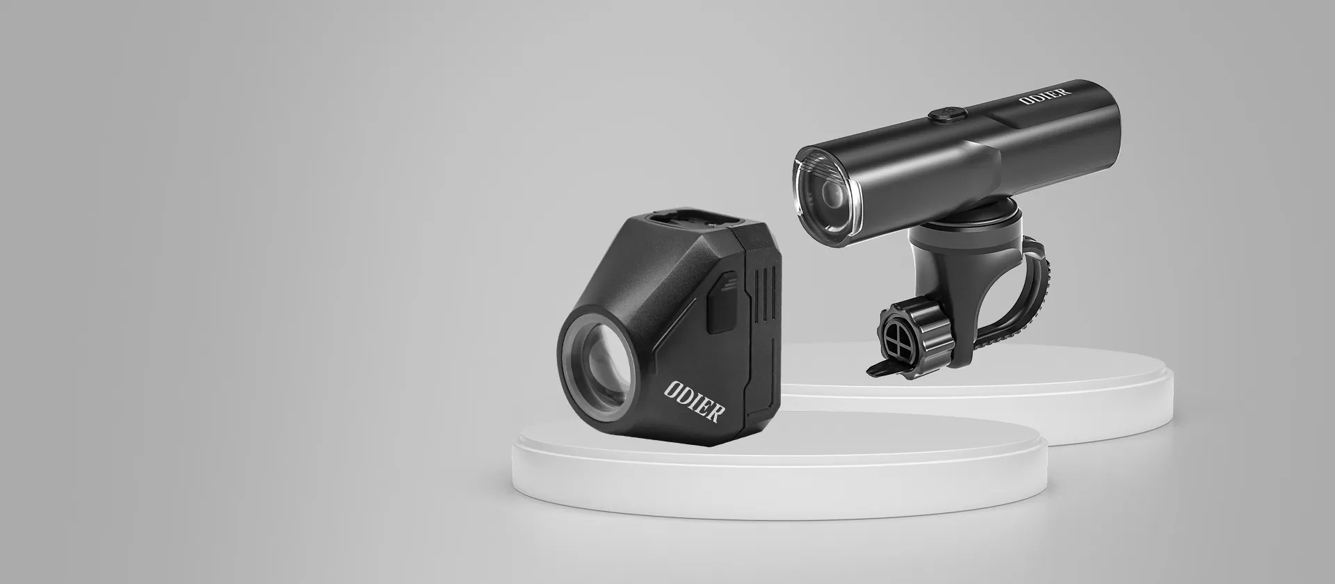 Aluminum Alloy And Plastic Bike Headlight