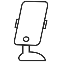 Four Corner Self-locking Bike Phone Mount