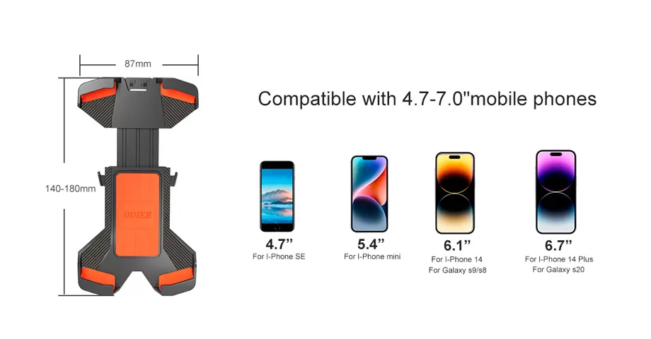 Compatible with 4.7-7.0