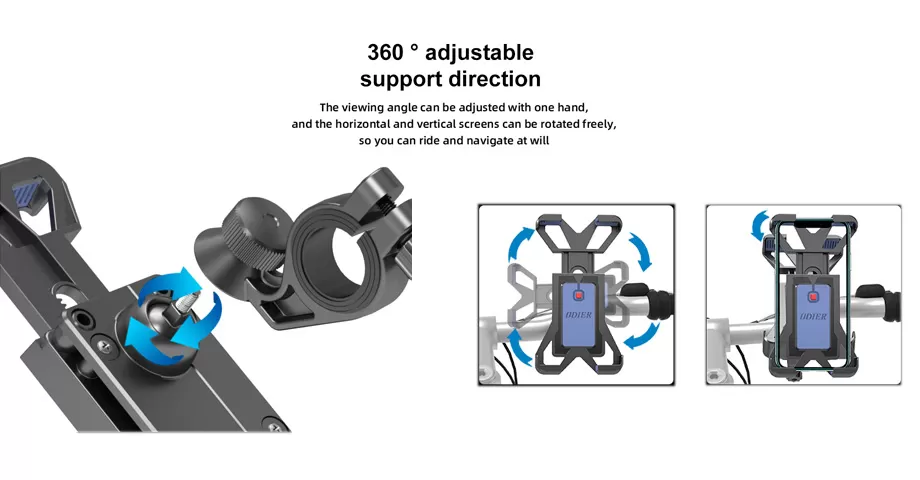 360° Adjustable Support Direction