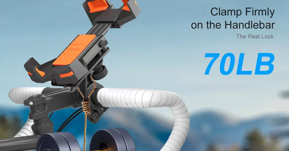 Clamp Firmly on the Handlebar