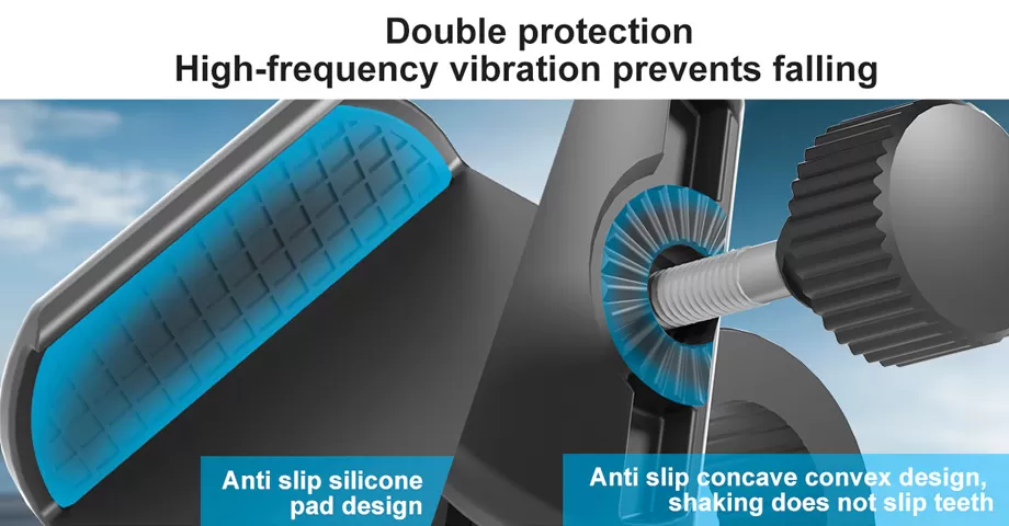 Double Protection, High-Frequency Vibration Prevents Falling