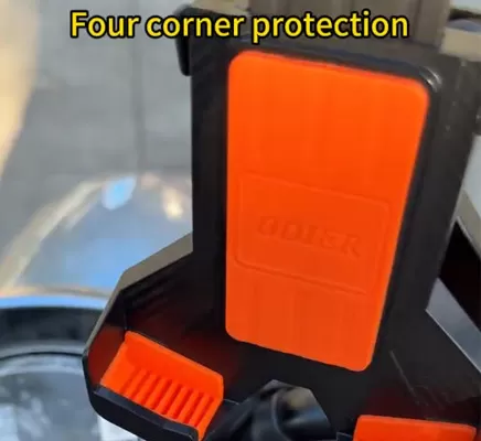 Four Corner Protection Anti-shock Smart Phone Holder For Electromobile Riding
