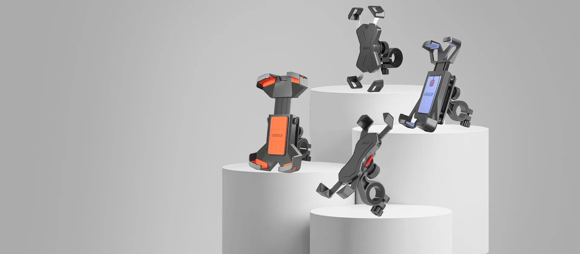 Four Corner Self-locking Bike Phone Mount