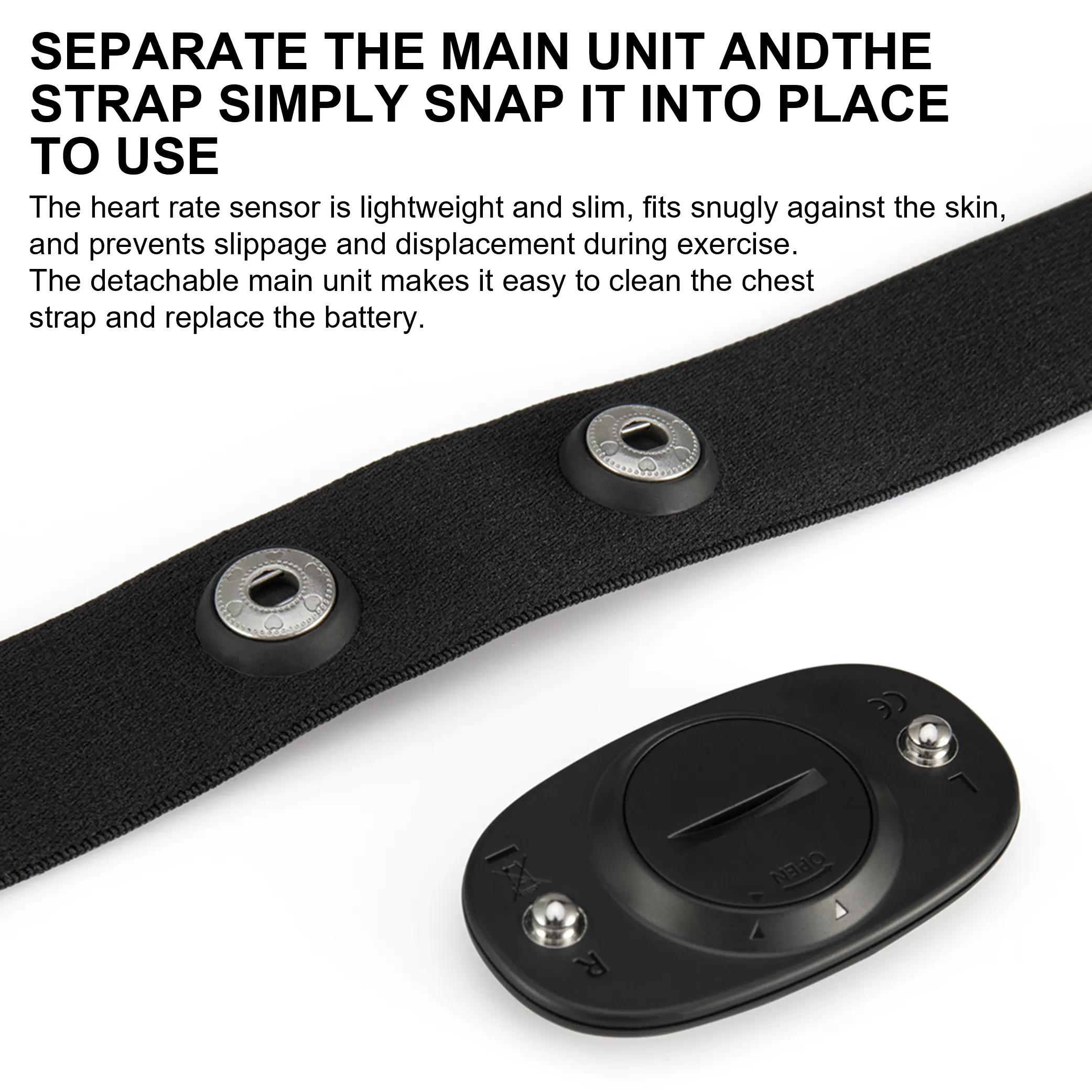 HR 52 Heart Rate Monitor Chest Strap