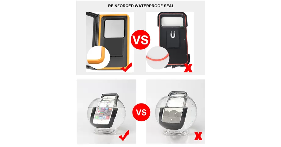 Reinforced waterproof seal