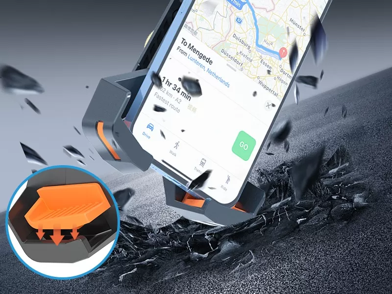 Why Choose Our Four Corner Self-locking Bike Phone Mount