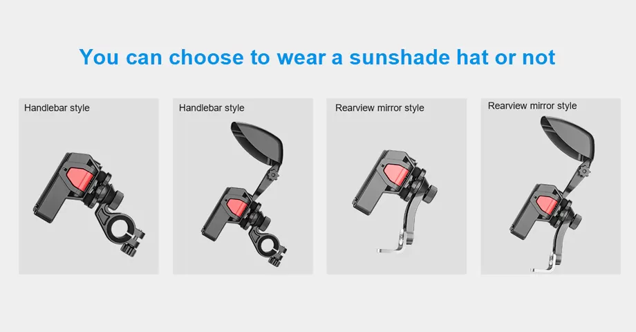 You Can Choose to Wear a Sunshade Hat or Not