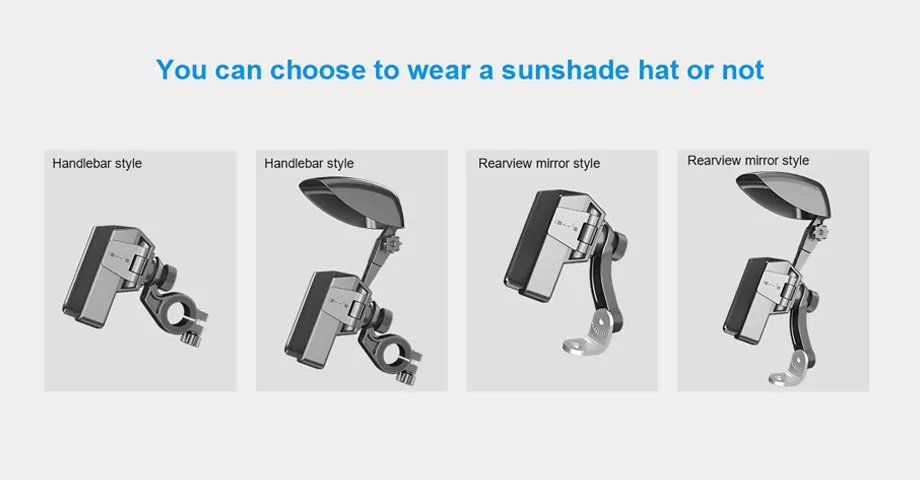 You Can Choose to Wear a Sunshade Hat or Not